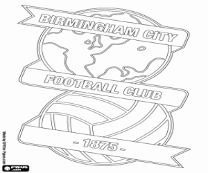 kolorowanka Emblemat Birmingham City