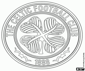 kolorowanka Emblemat Celtic Glasgow