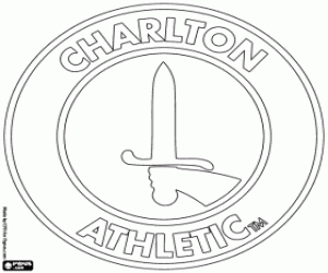 kolorowanka Emblemat Charlton Athletic