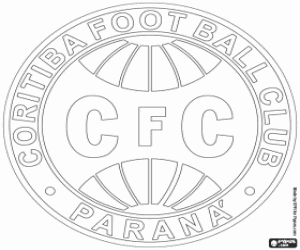 kolorowanka Emblemat Coritiba FC