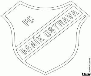 kolorowanka Emblemat FC Baník Ostrava