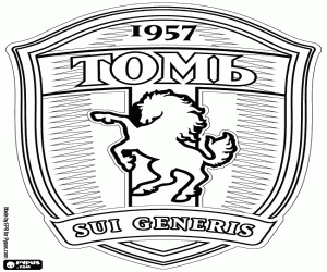 kolorowanka Emblemat FK Tom Tomsk