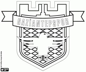 kolorowanka Emblemat Gaziantepspor
