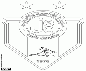 kolorowanka Emblemat Joinville Esporte Clube