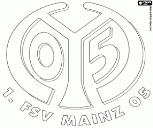 kolorowanka Emblemat Mainz 05