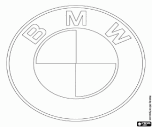 kolorowanka Emblemat marki BMW