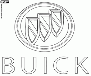 kolorowanka Emblemat marki Buick