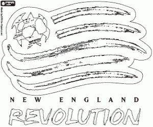 kolorowanka Emblemat New England Revolution