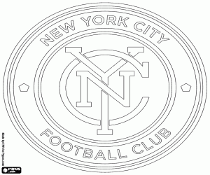 kolorowanka Emblemat New York City FC