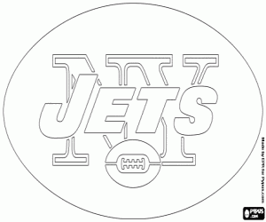 kolorowanka Emblemat New York Jets