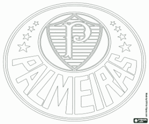 kolorowanka Emblemat Palmeiras