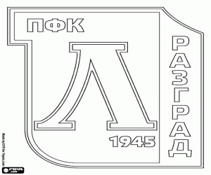 kolorowanka Emblemat PFC Ludogorets Razgrad