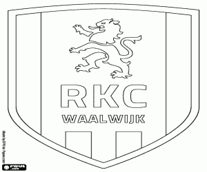 kolorowanka Emblemat RKC Waalwijk