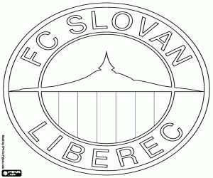 kolorowanka Emblemat Slovana Liberec