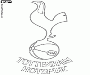 kolorowanka Emblemat Tottenham Hotspur