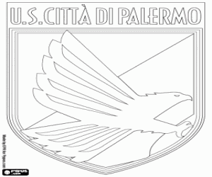 kolorowanka Emblemat US Palermo