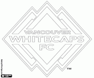 kolorowanka Emblemat Vancouver Whitecaps FC