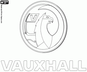 kolorowanka Emblemat Vauxhall Motors