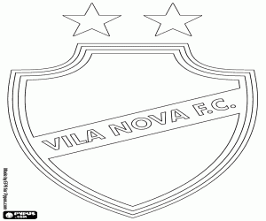 kolorowanka Emblemat Vila Nova FC