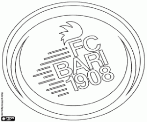 kolorowanka FC Bari 1908 emblemat