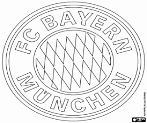 kolorowanka FC Bayern Monachium logo