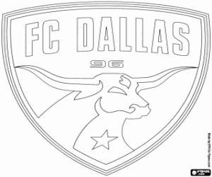 kolorowanka FC Dallas emblemat