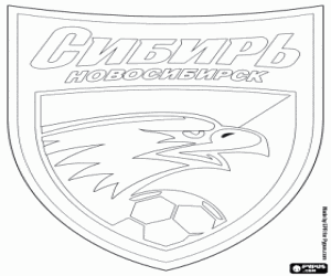 kolorowanka FC Sibir Nowosybirsk Tarcza