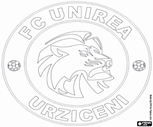 kolorowanka FC Unirea logo