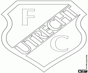 kolorowanka FC Utrecht Tarcza