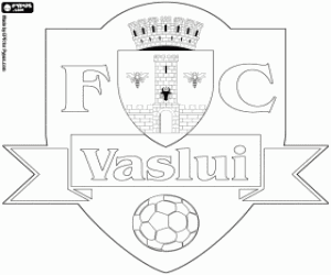 kolorowanka FC Vaslui emblemat