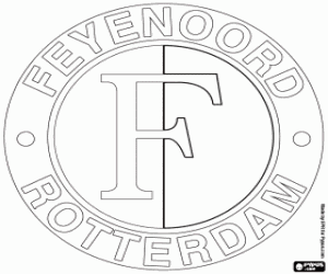 kolorowanka Feyenoord logo