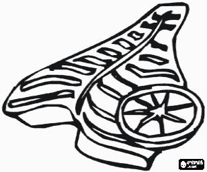 kolorowanka Filet z ryby z cytryną