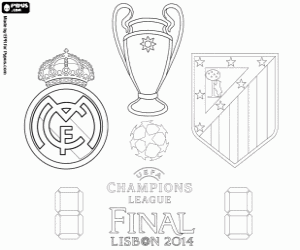 kolorowanka Final UEFA Champions League 2013-2014