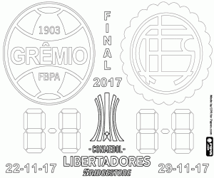 kolorowanka Finał  Copa Libertadores 2017