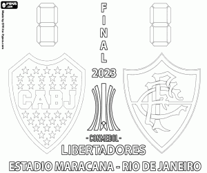 kolorowanka Finał Copa Libertadores 2023