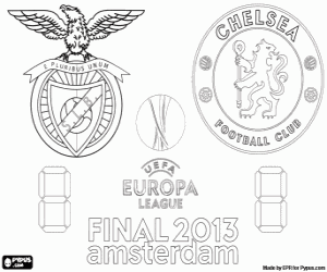 kolorowanka Finał Europa League 2012-2013