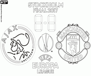 kolorowanka Finał Europa League 2016-2017