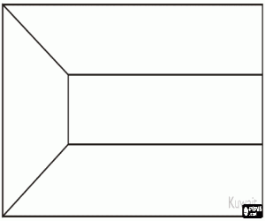 kolorowanka Flaga Kuwejtu