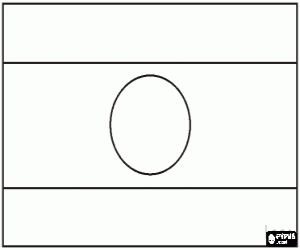 kolorowanka Flaga Laosu