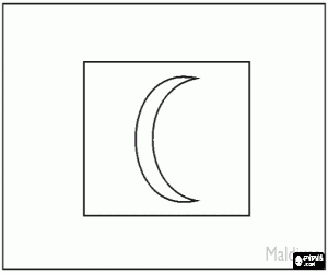 kolorowanka Flaga Malediwów