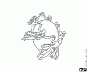 kolorowanka Flaga UPU