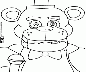kolorowanka Freddy, Five Nights at Freddy's