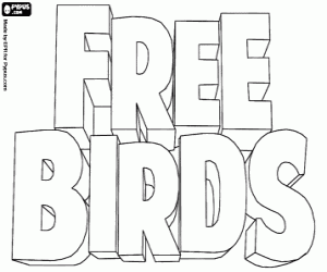 kolorowanka Free Birds logo