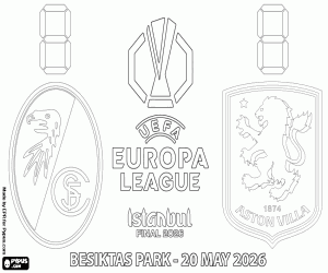 kolorowanka Freiburg-Aston Villa, finał 2026