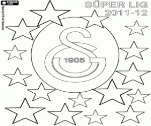 kolorowanka Galatasaray, mistrz 2011-2012