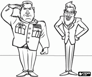 kolorowanka General Monger i Przewodniczący