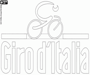 kolorowanka Giro d'Italia logo