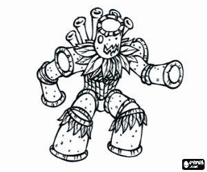 kolorowanka Gormiti Bu Bamboo