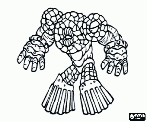 kolorowanka Gormiti, Furia lavica