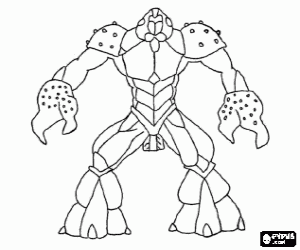 kolorowanka Gormiti morza, Carrapax